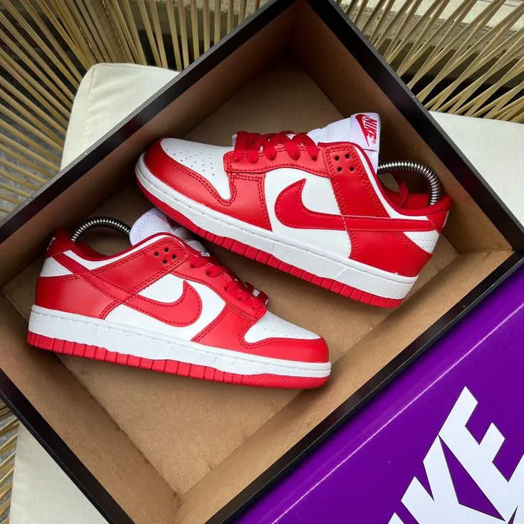 Nike Dunk Low University Red White 